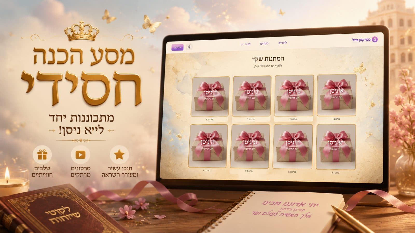 מסע הכנה חסידי - אתר