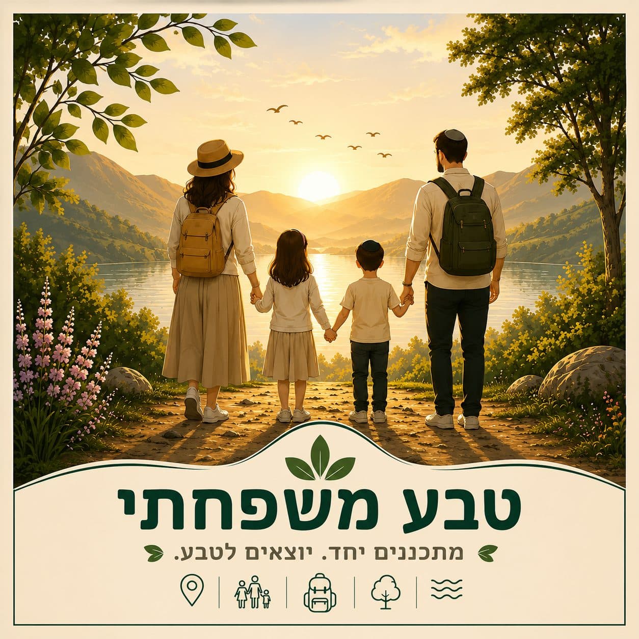טבע משפחתי – בוט AI לארגון טיולי משפחה בטבע