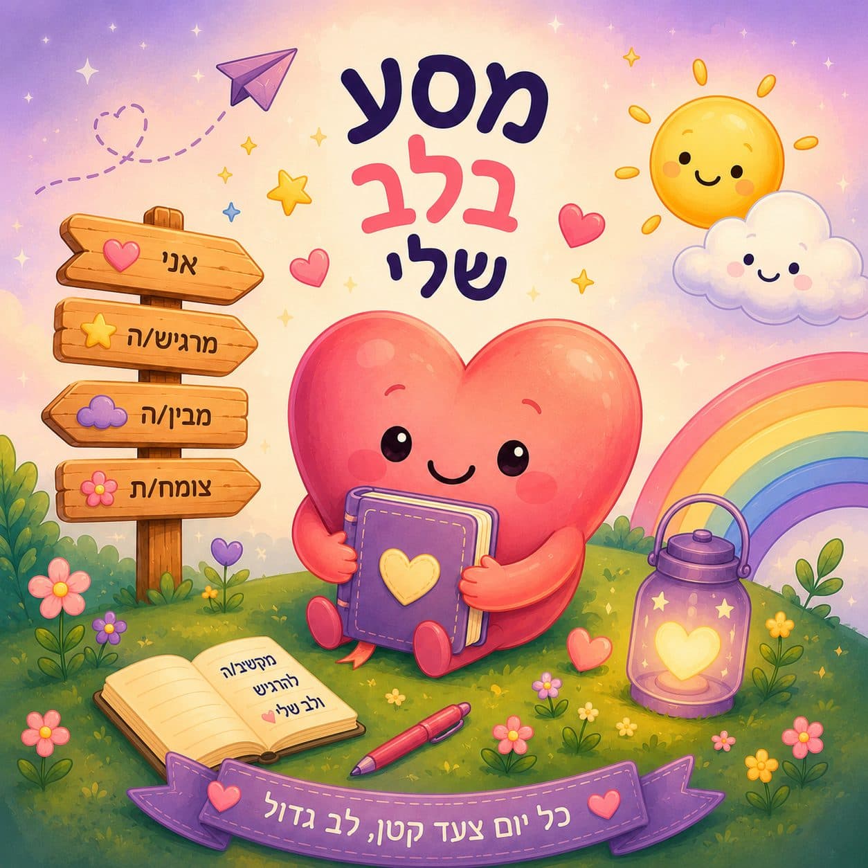 מסע בלב שלי – בוט AI לשיח רגשי בין הורים לילדים